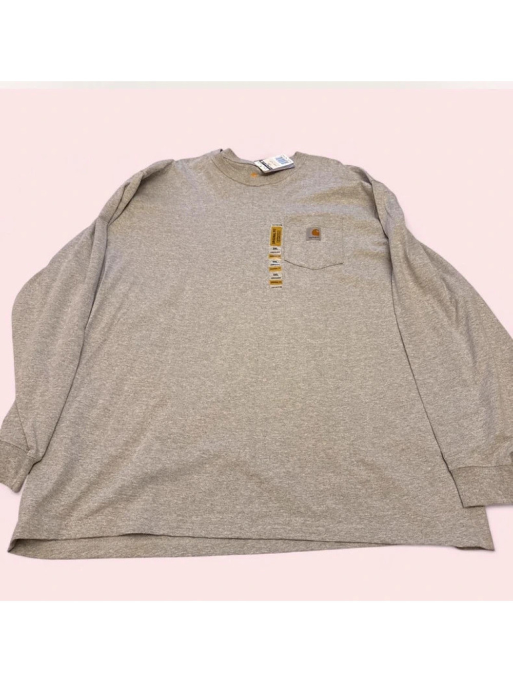 Gray Carhartt long-sleeve shirt